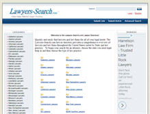 Tablet Screenshot of lawyers-search.com